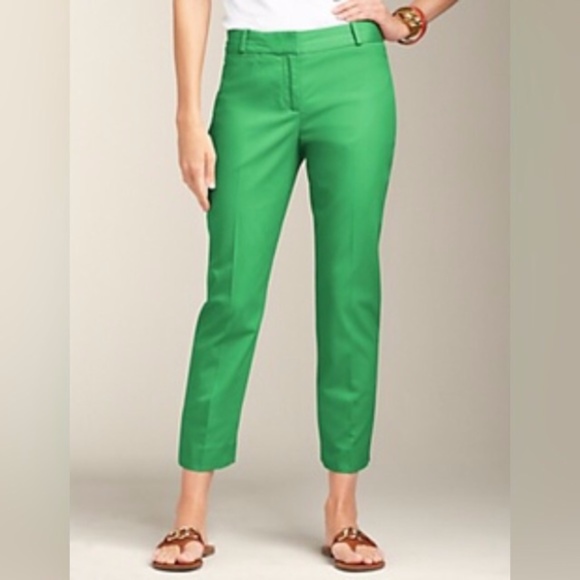 Talbots Pants - Talbots Crop Capri Pants in Green Size 2 NWOT